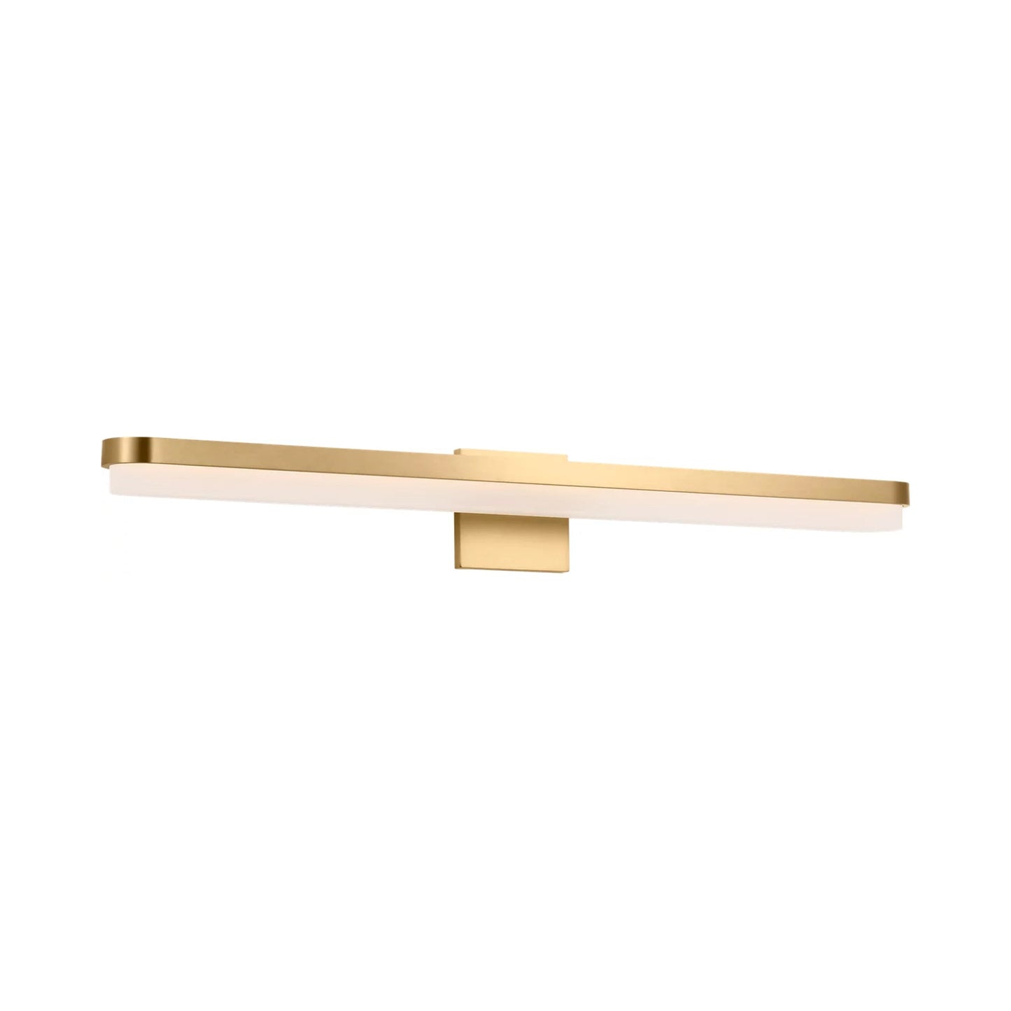 Ismary LED Bath Vanity Light in Burnished Brass (36-Inch).