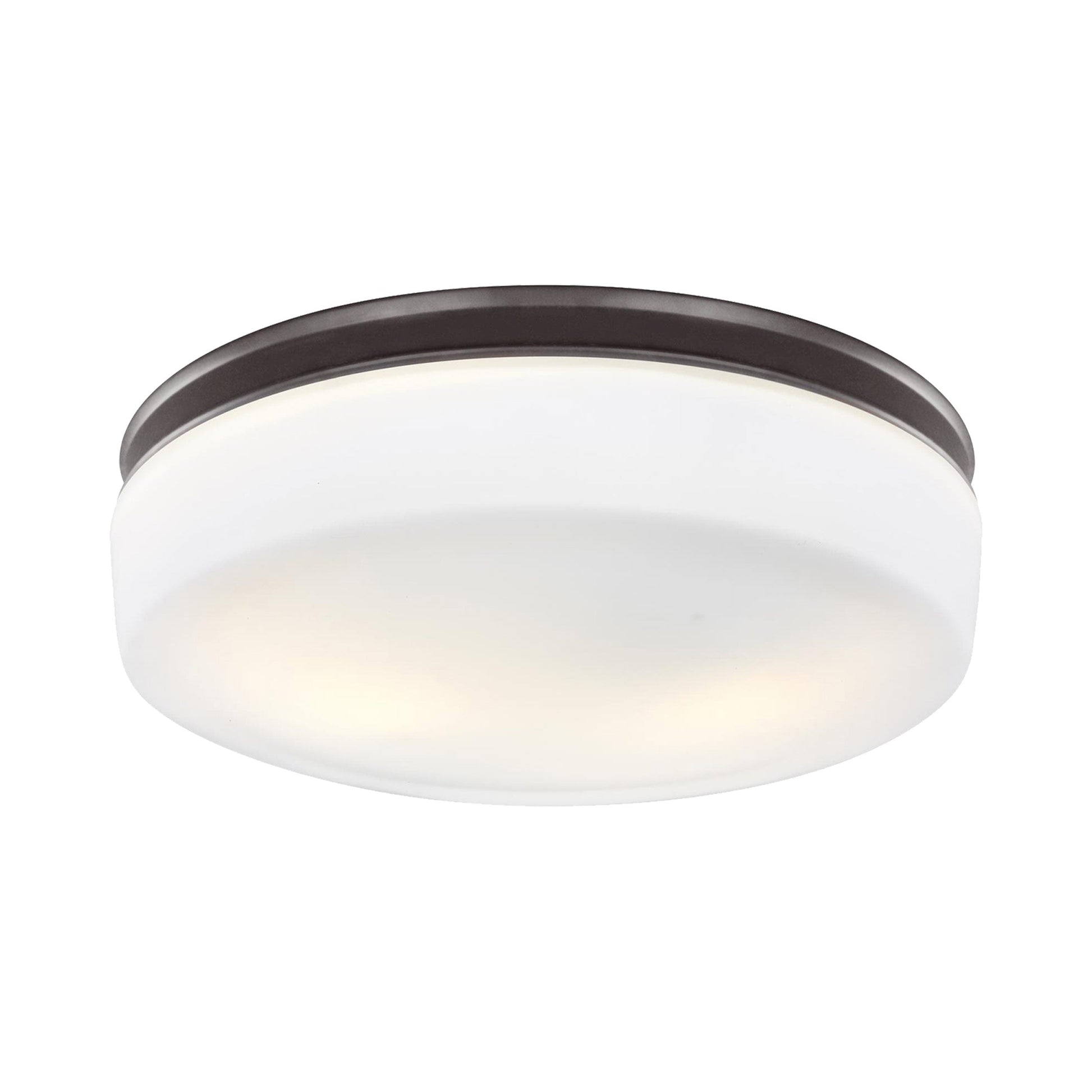Issen Flush Mount Ceiling Light in Oil Rubbed Bronze.