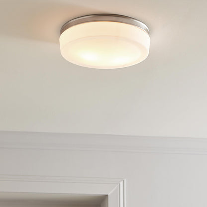 Issen Flush Mount Ceiling Light in living room.