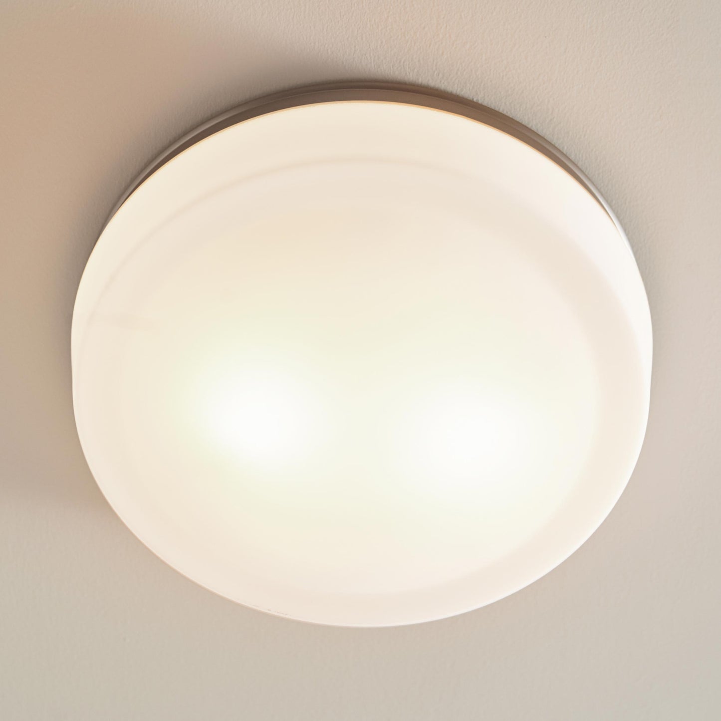 Issen Flush Mount Ceiling Light in living room.