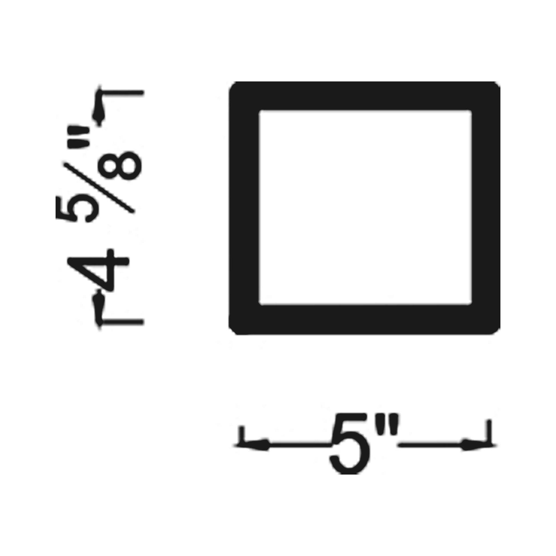 Kakudo Outdoor LED Wall Light - line drawing.