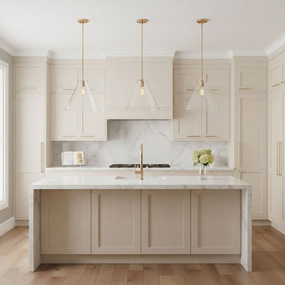 Kate Cone Pendant Light in kitchen.