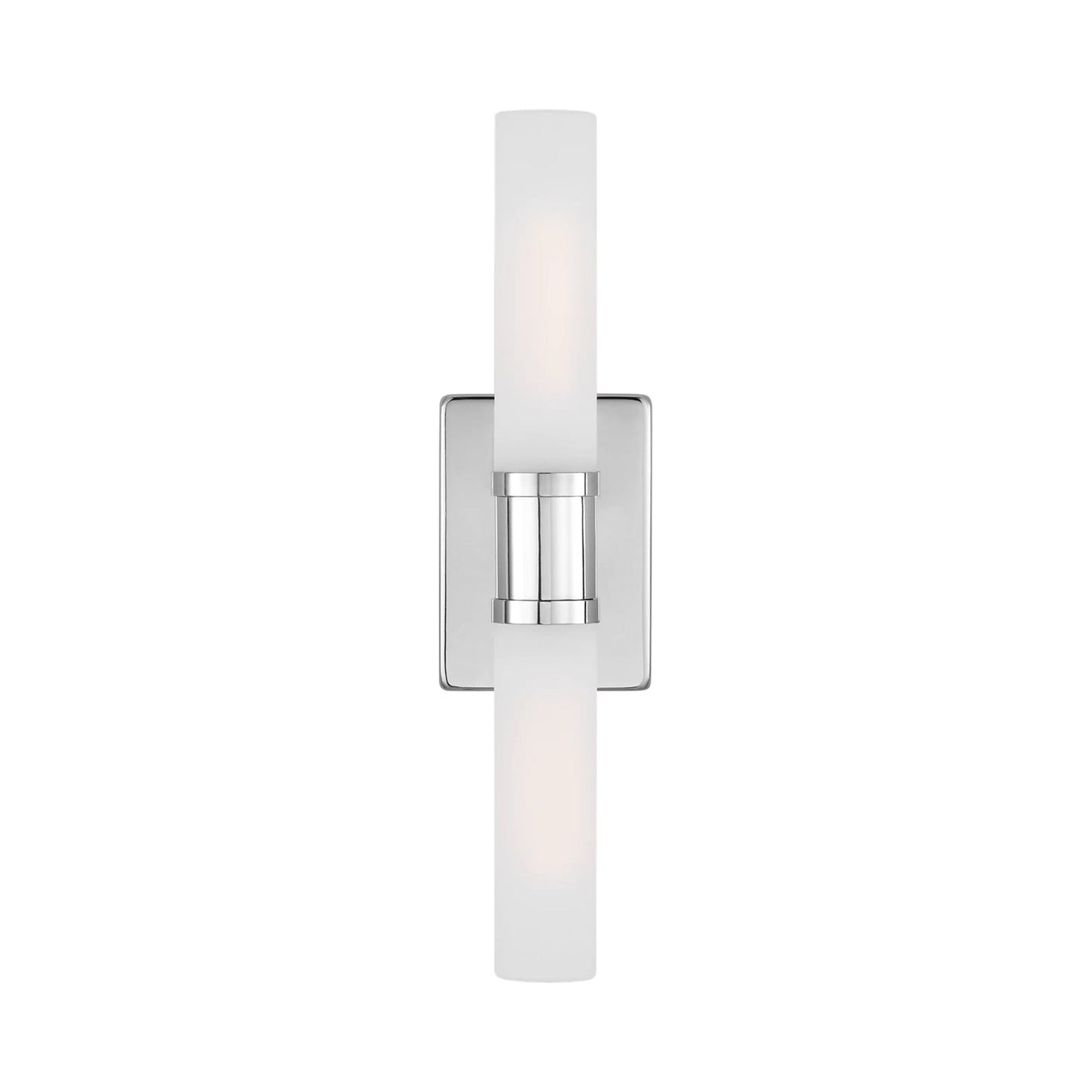 Keaton Bath Wall Light in Chrome/Etched Glass (20-Inch).