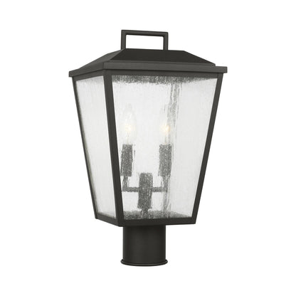 Kennewick Outdoor Post Light in Textured Black.