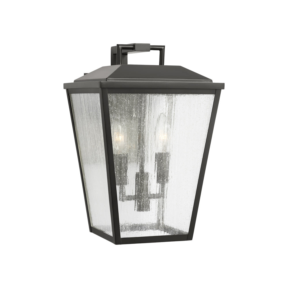 Kennewick Outdoor Wall Light in Antique Bronze (13.75-Inch).