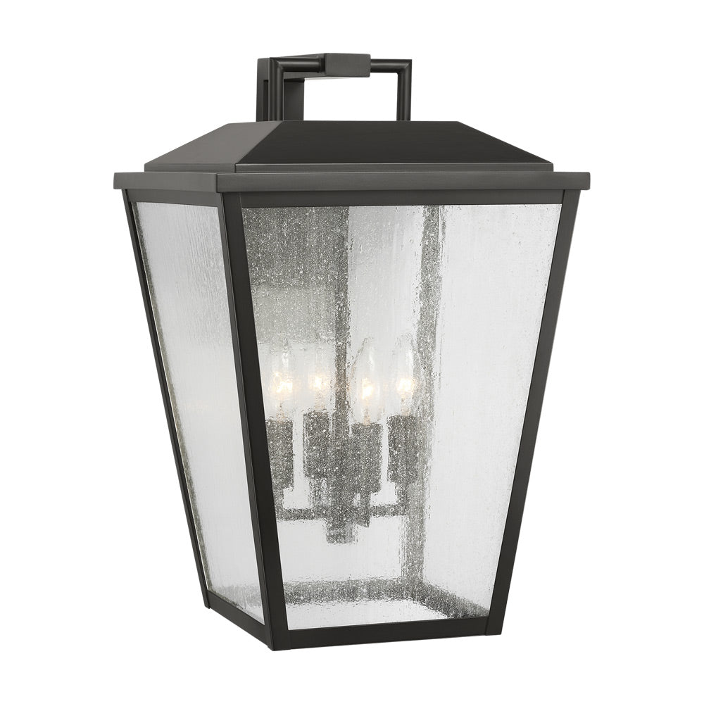 Kennewick Outdoor Wall Light in Antique Bronze (19-Inch).