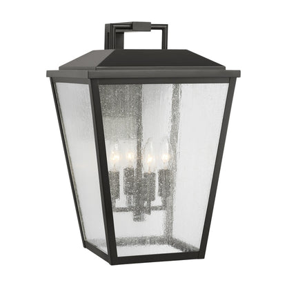 Kennewick Outdoor Wall Light in Antique Bronze (19-Inch).