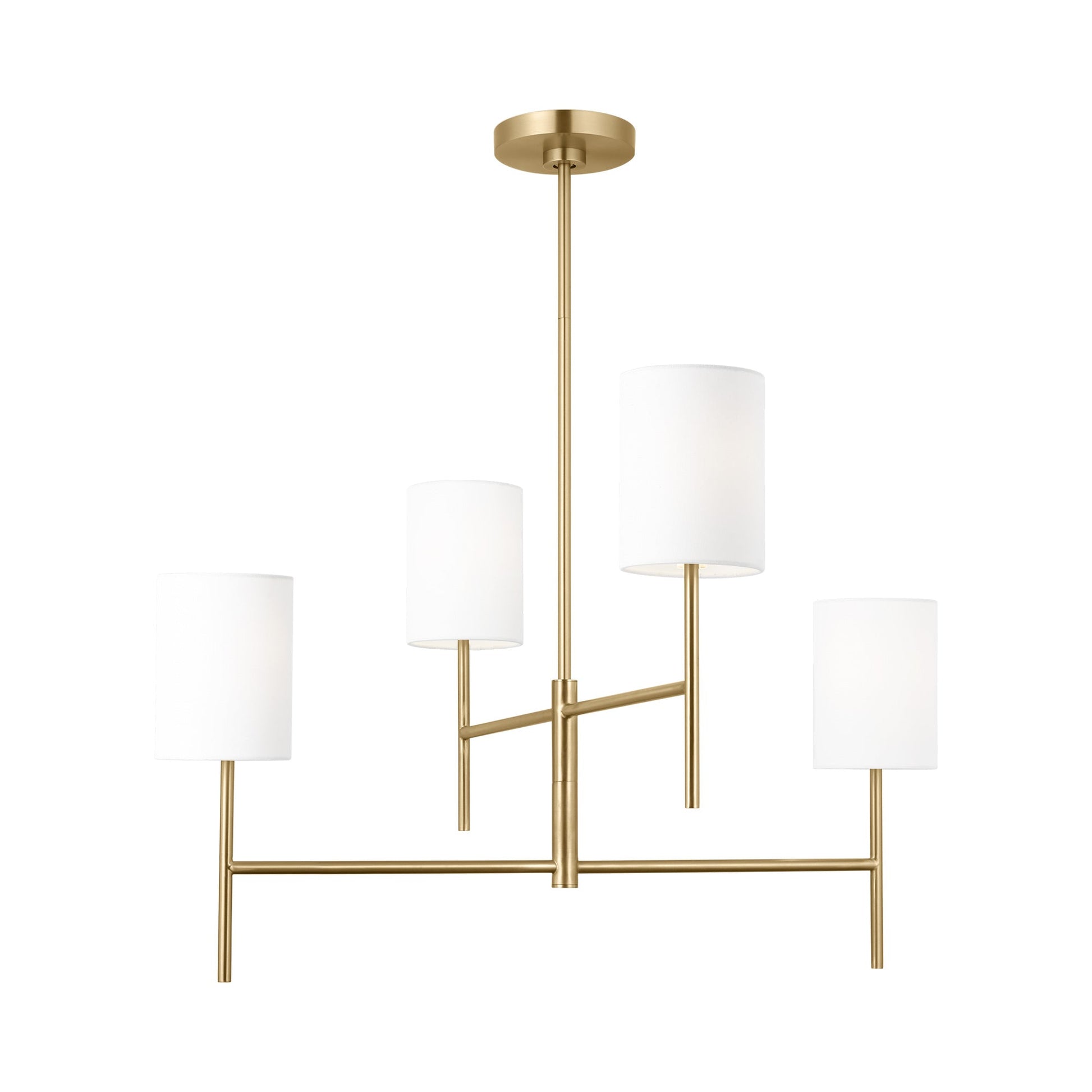Key Chandelier in Burnished Brass (Medium).