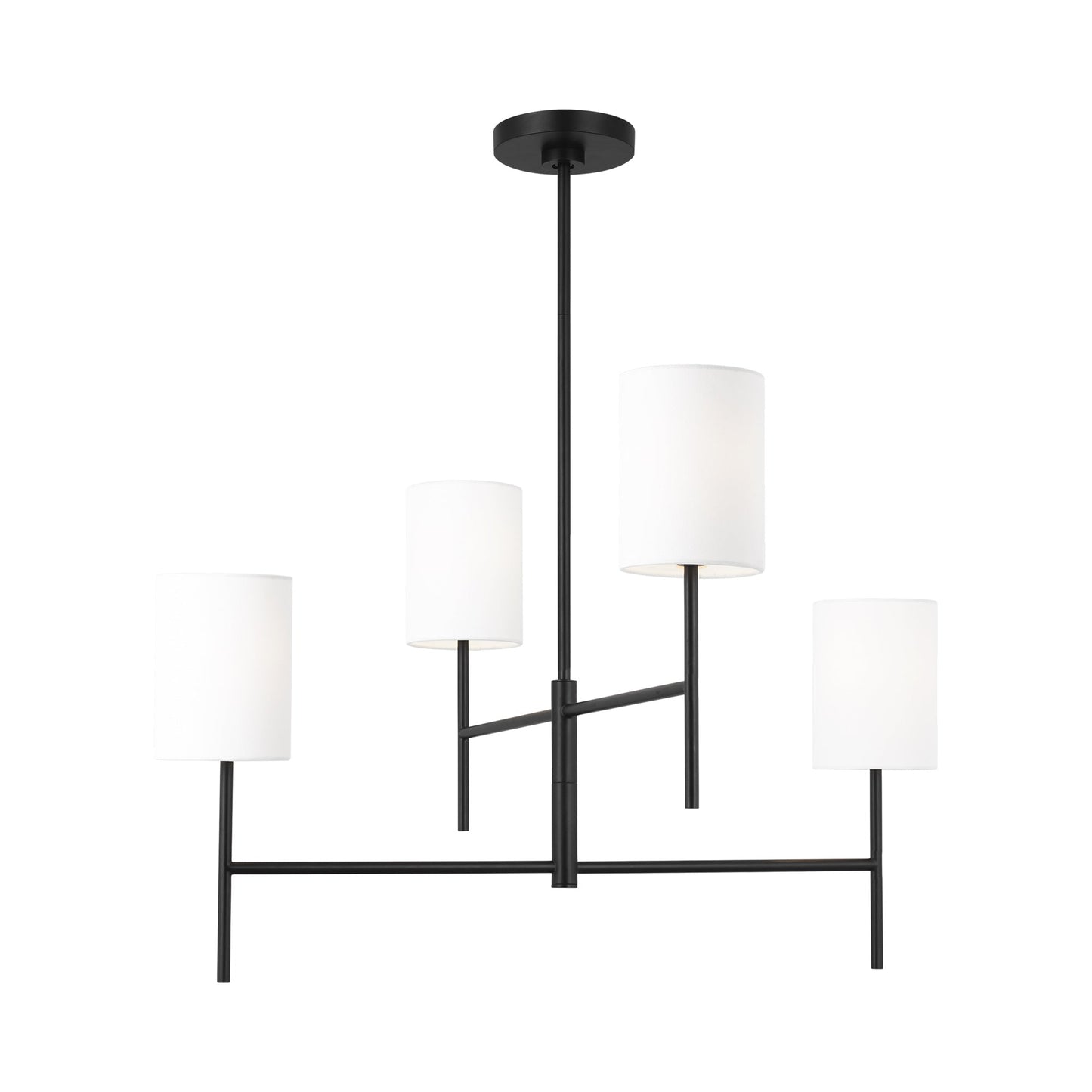 Key Chandelier in Midnight Black (Medium).