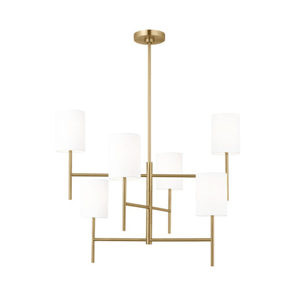 Key Chandelier in Burnished Brass (Large).