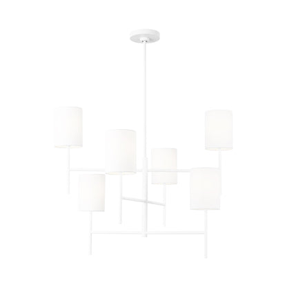 Key Chandelier in Matte White (Large).