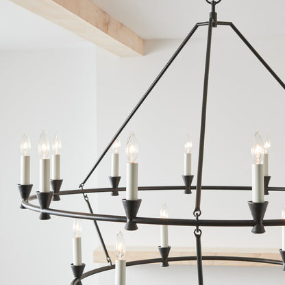 Keystone Chandelier in Detail.