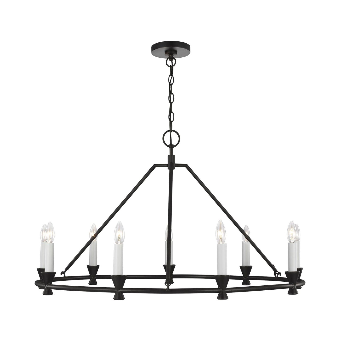 Keystone Chandelier in Detail.