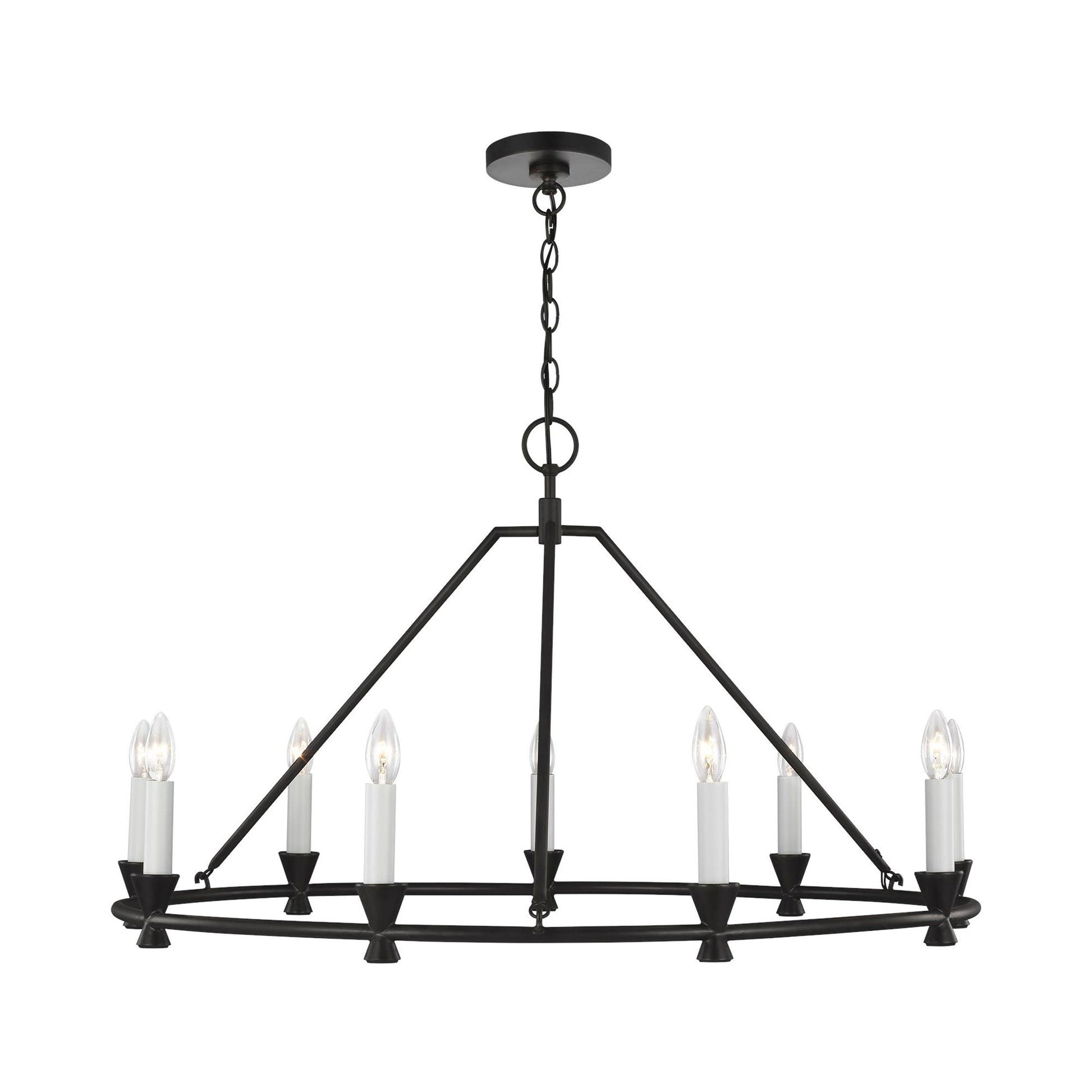 Keystone Chandelier in Detail.