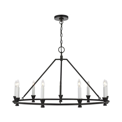 Keystone Chandelier in Detail.