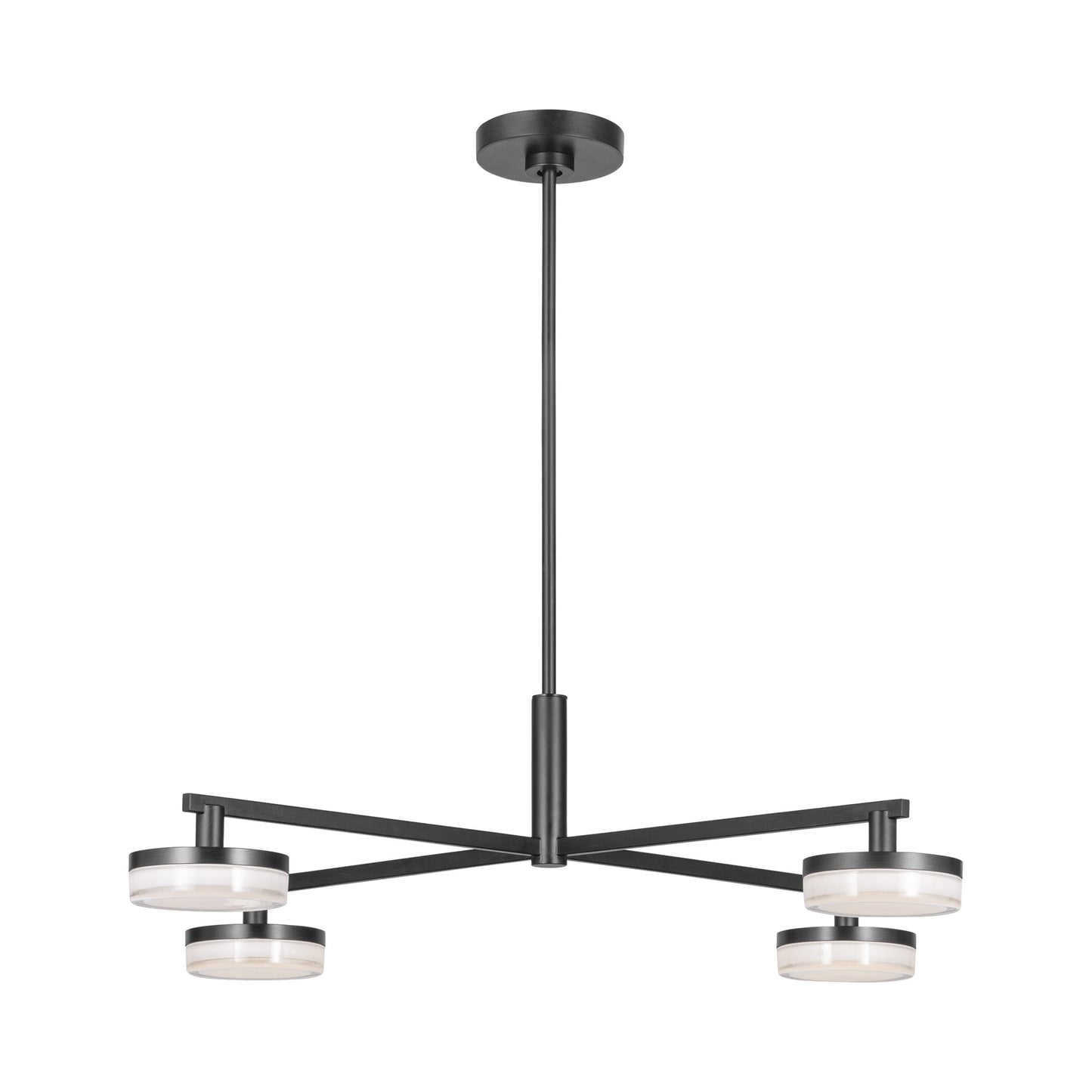 Khan LED Chandelier in Aged Iron (X-Large).