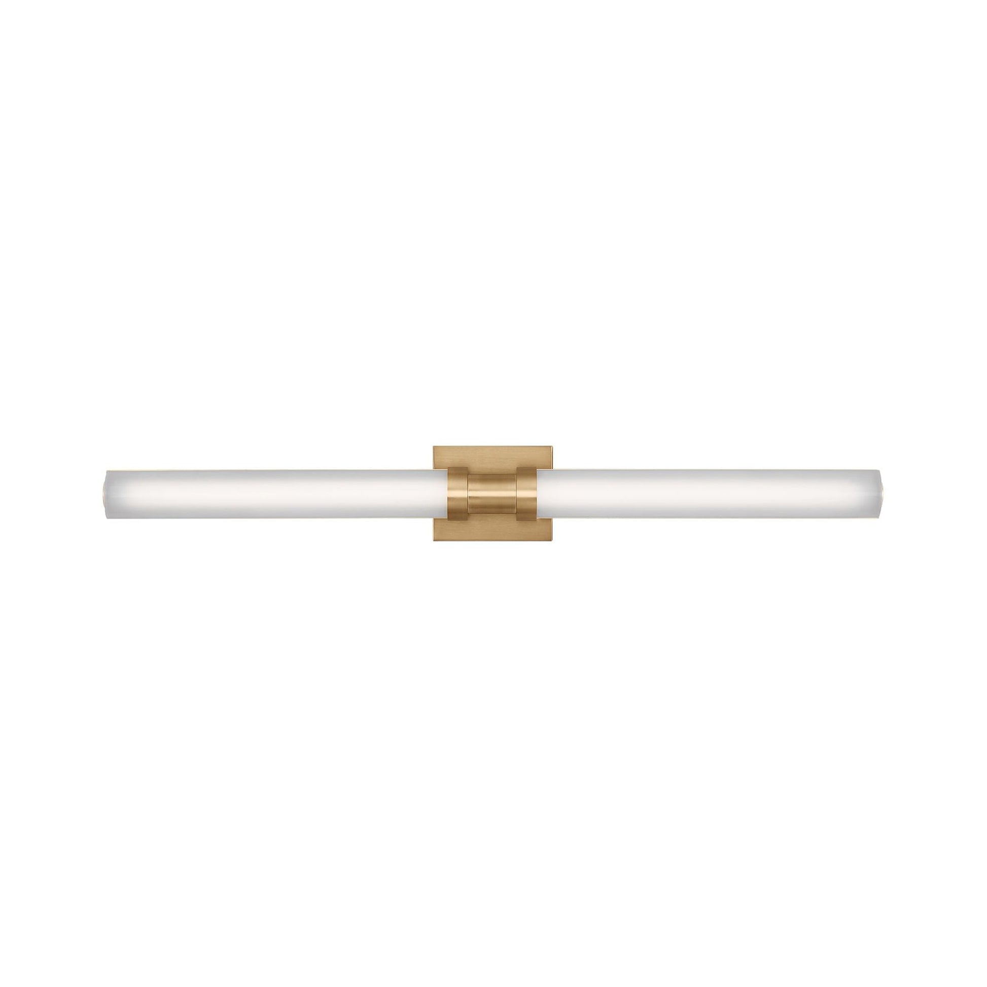 Kiel LED Bath Vanity Light in Satin Brass (37.75-Inch).