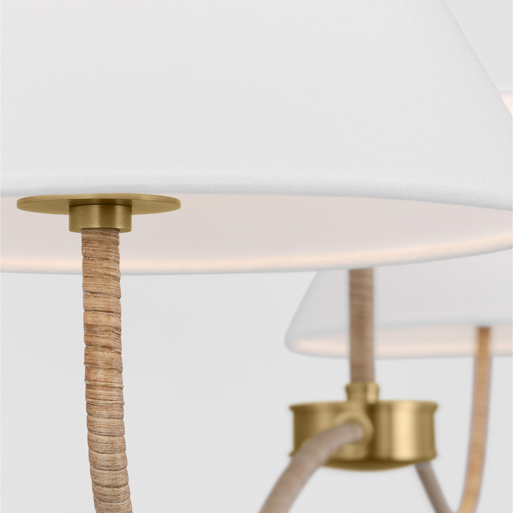 Laguna Linear Chandelier in Detail.