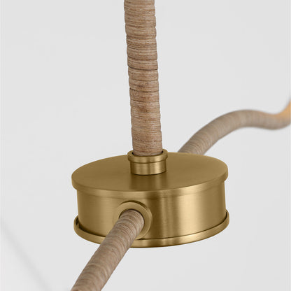 Laguna Linear Chandelier in Detail.