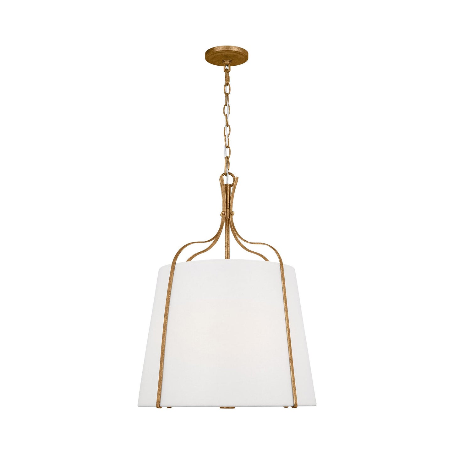 Leander Pendant Light in Antique Gild (Medium).