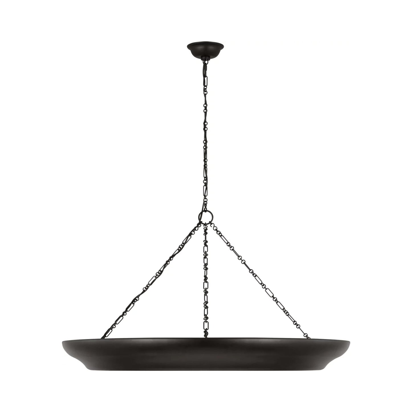 Lenoir Chandelier in Aged Iron (36-Inch).