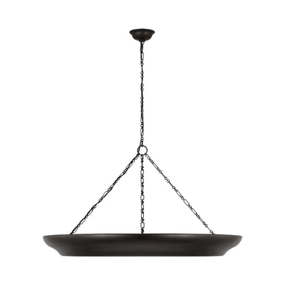 Lenoir Chandelier in Aged Iron (36-Inch).