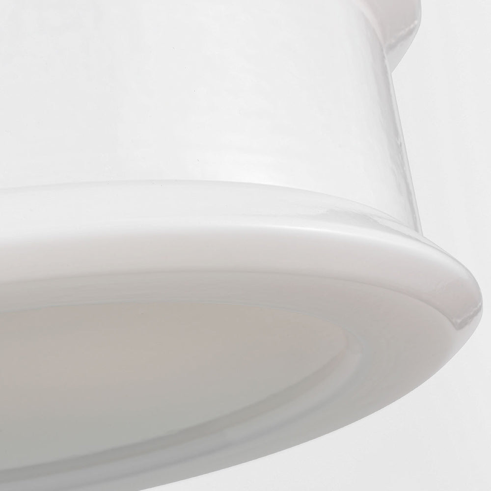 Lente Flush Mount Ceiling Light in Detail.