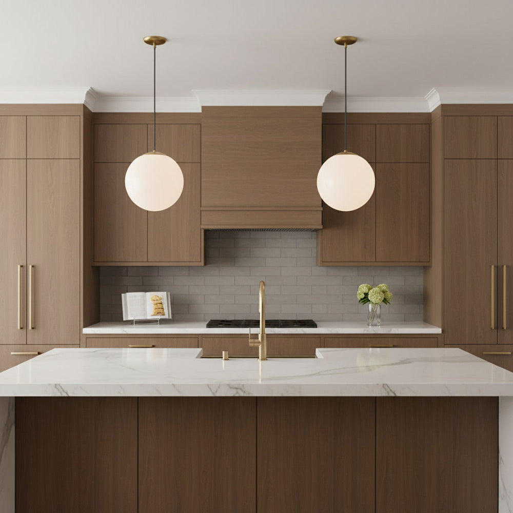 Leo Pendant Light in kitchen.