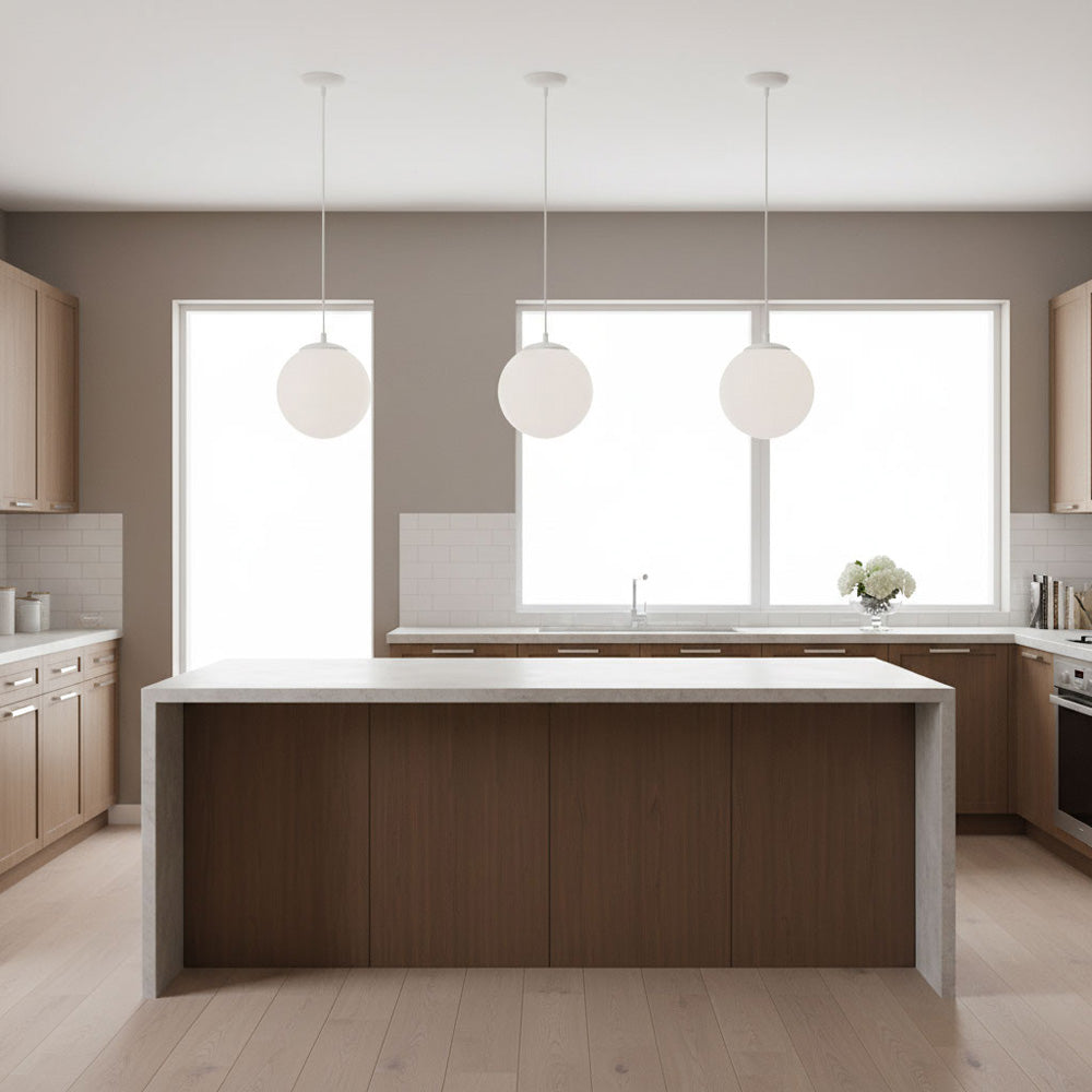 Leo Pendant Light in kitchen.