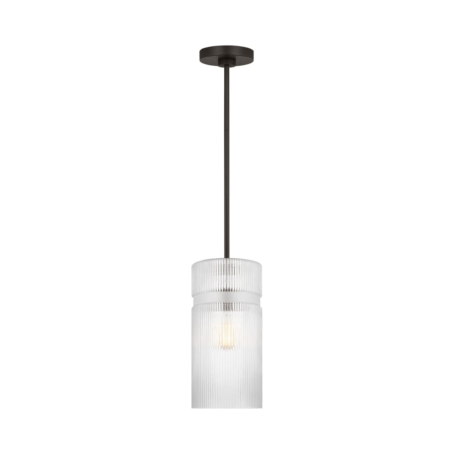 Liouet Glass Pendant Light in Midnight Black.