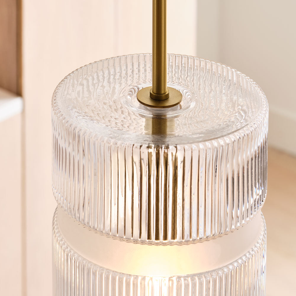 Liouet Glass Pendant Light in Detail.