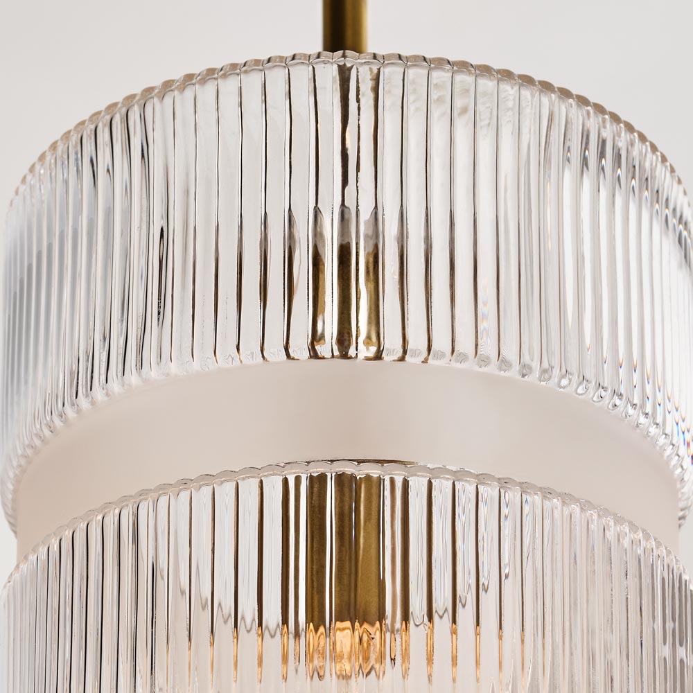 Liouet Glass Pendant Light in Detail.