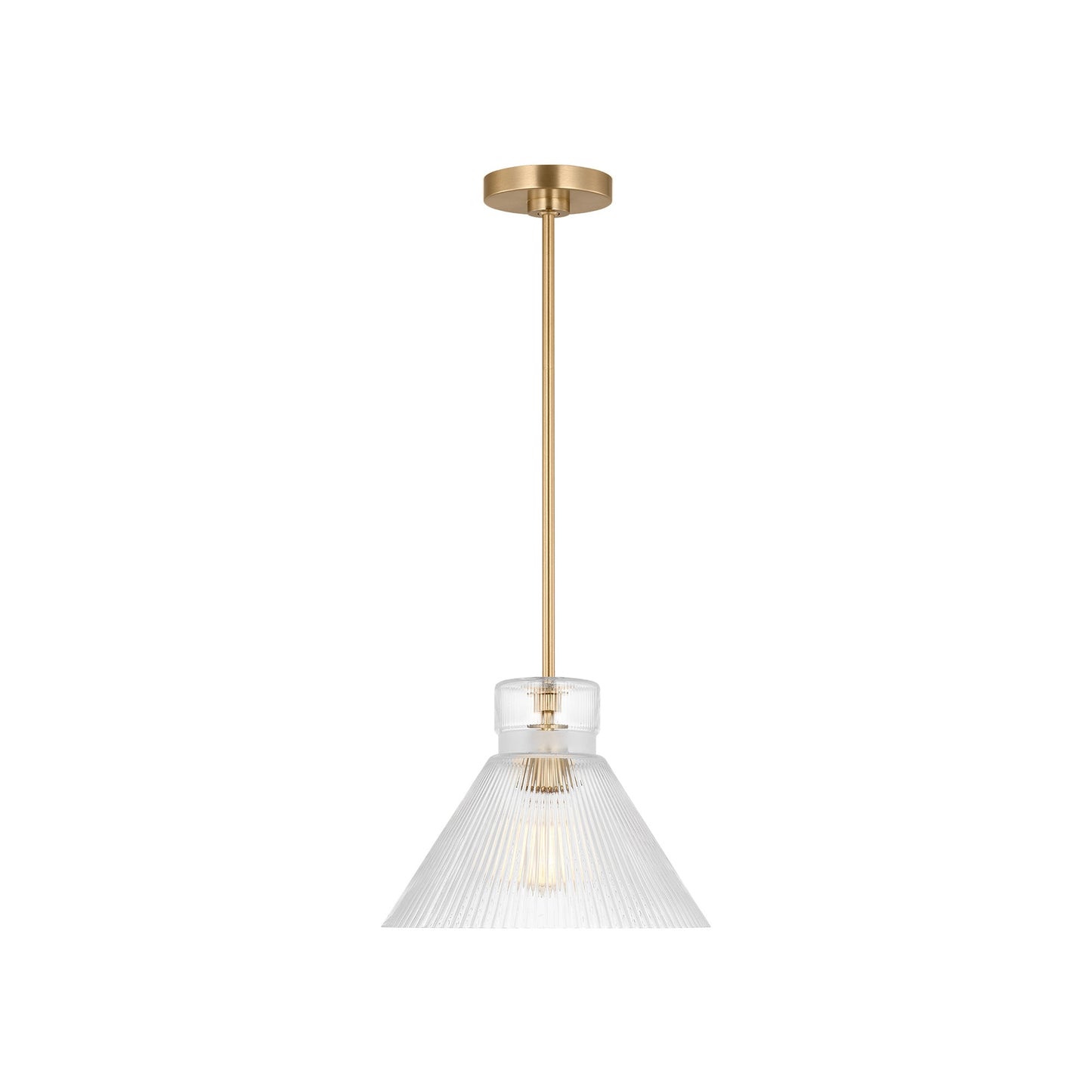 Liouet Pendant Light in Satin Brass (Medium).