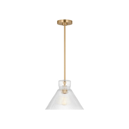 Liouet Pendant Light in Satin Brass (Medium).