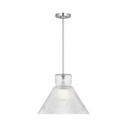 Liouet Pendant Light in Brushed Nickel (Large).