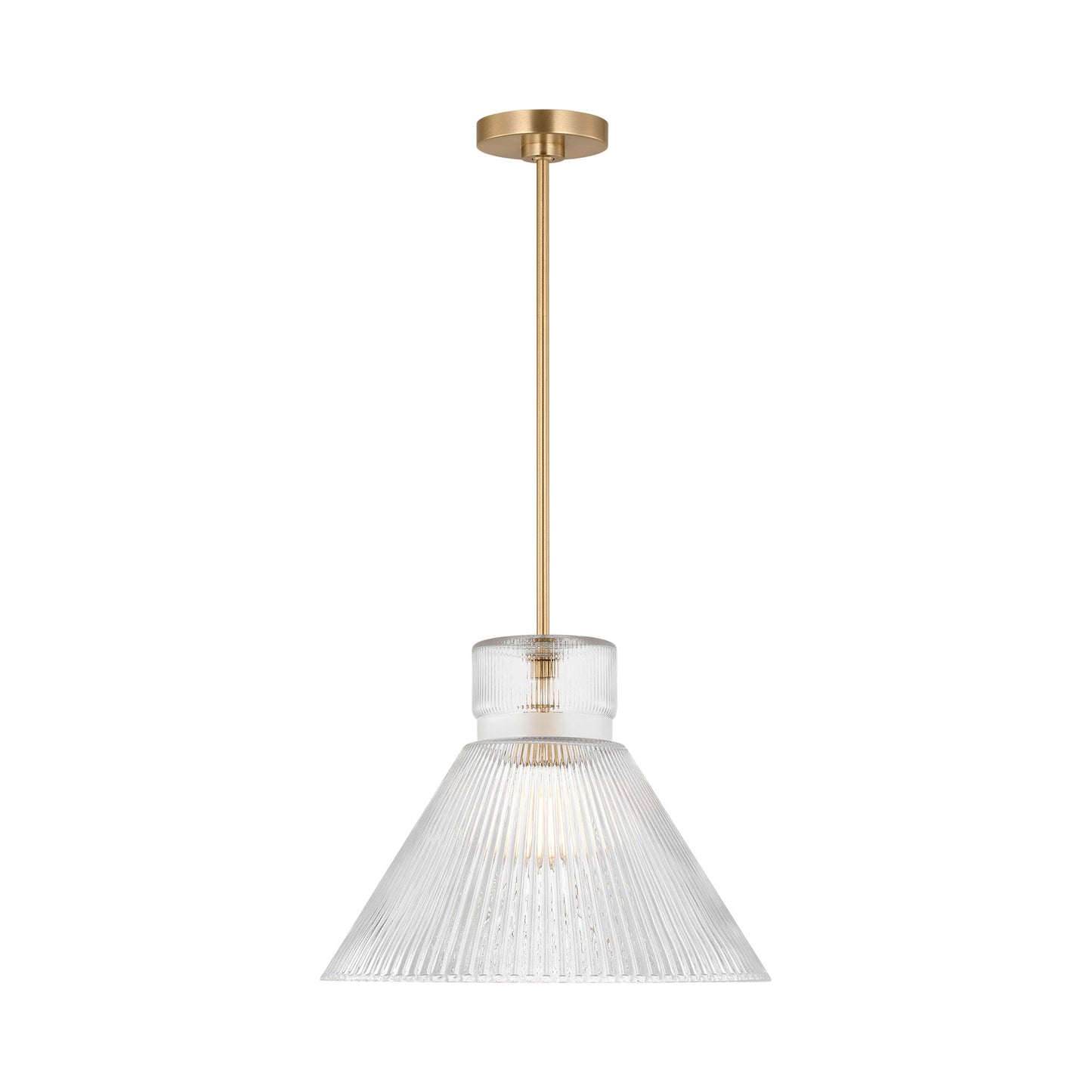 Liouet Pendant Light in Satin Brass (Large).