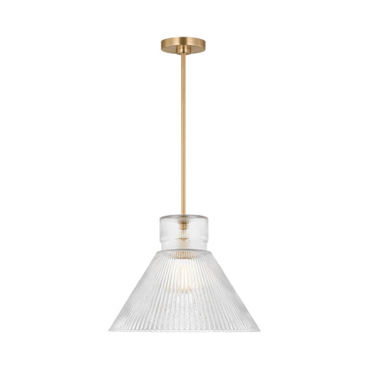 Liouet Pendant Light in Satin Brass (Large).