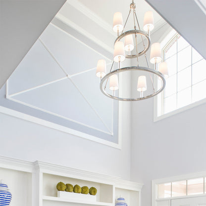 Lismore Chandelier in living room.