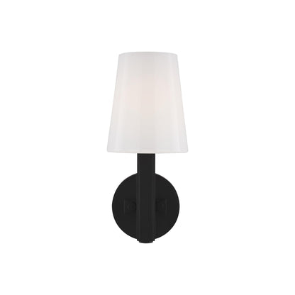 Logan Bath Wall Light in Black and White.