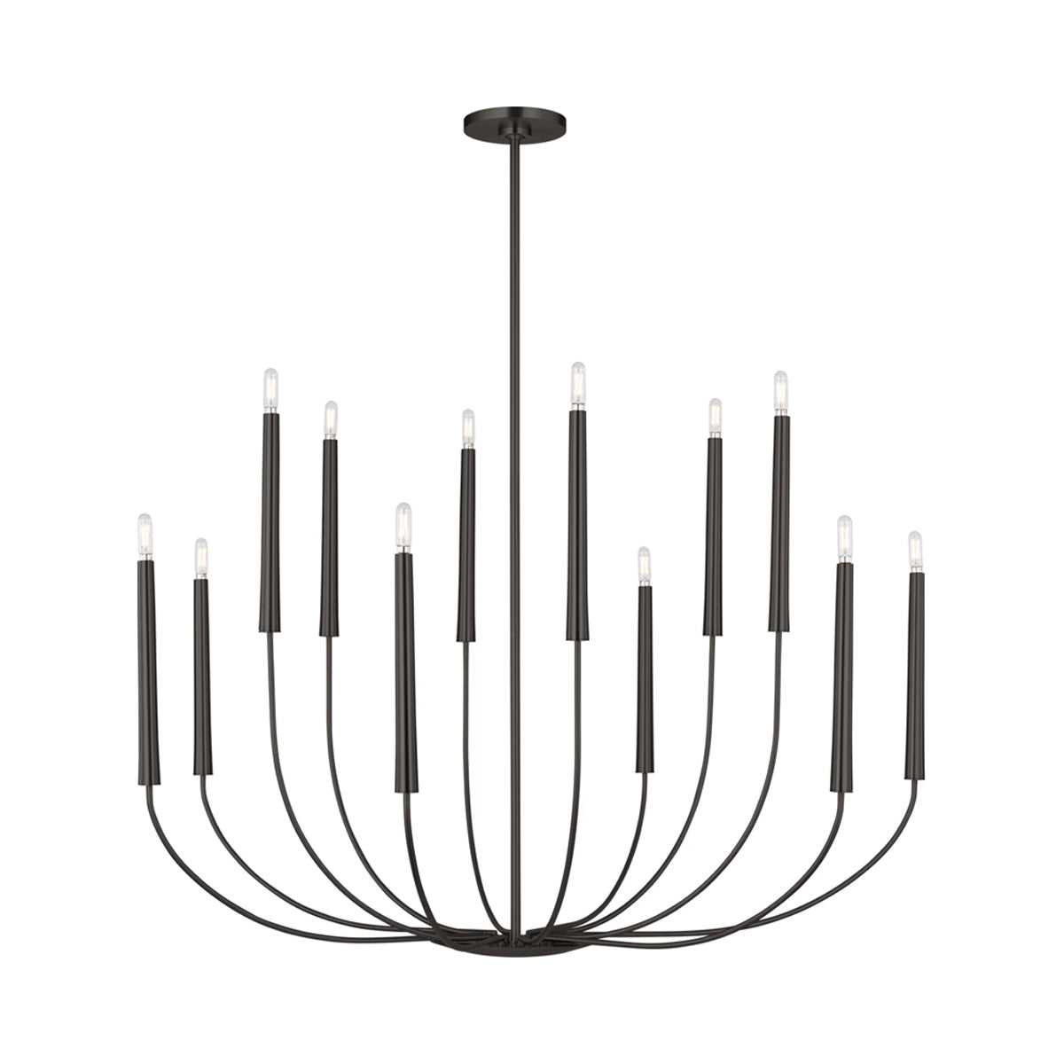 Lois Chandelier in Aged Iron (12-Light).