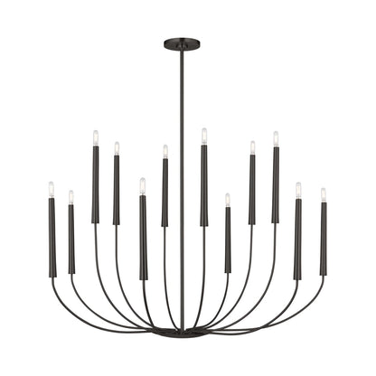 Lois Chandelier in Aged Iron (12-Light).