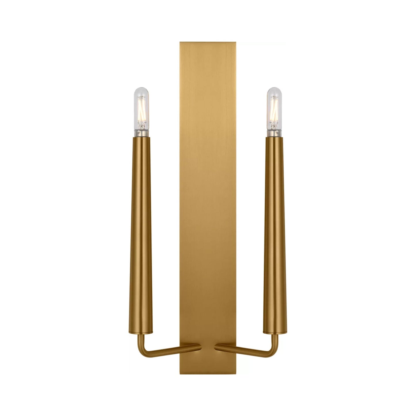 Lois Wall Light in Burnished Brass (2-Light).