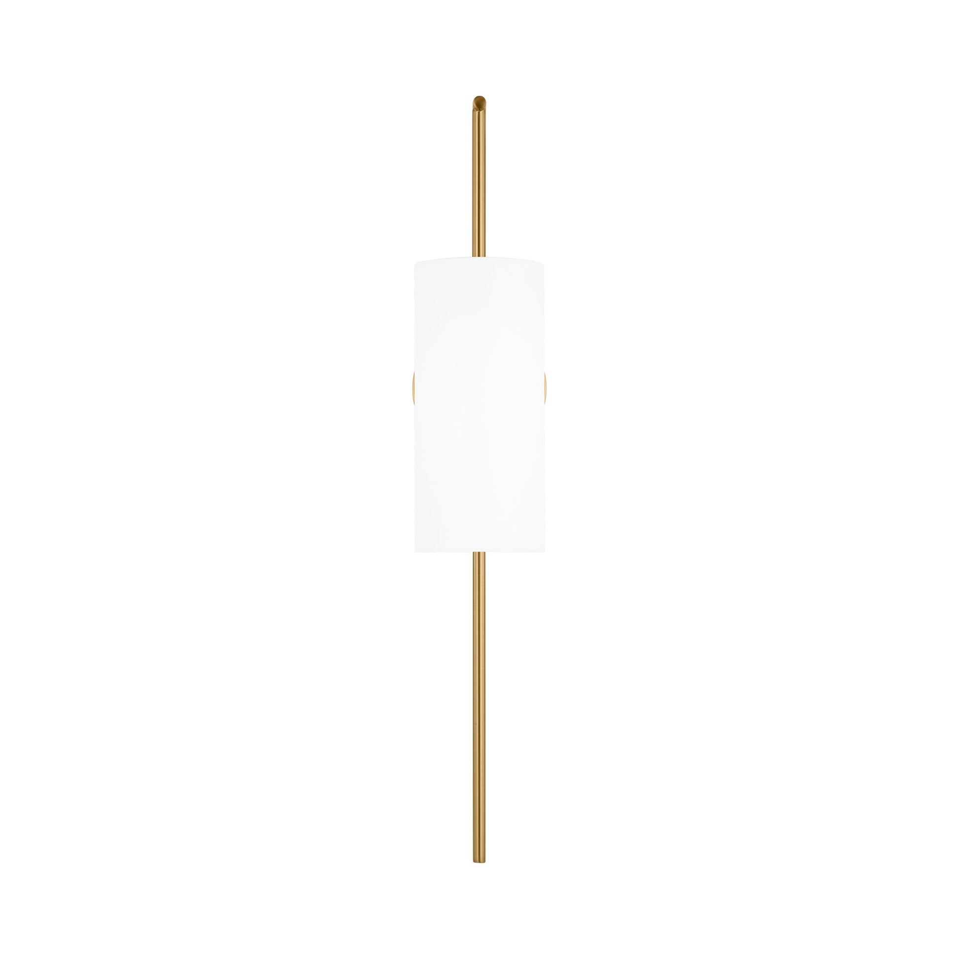 Lowell Bath Wall Light in Brushed Brass.