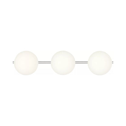 Lune Vanity Wall Light in Chrome (3-Light).