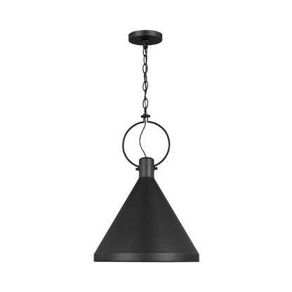 Lyon Pendant Light in Midnight Black (Medium).