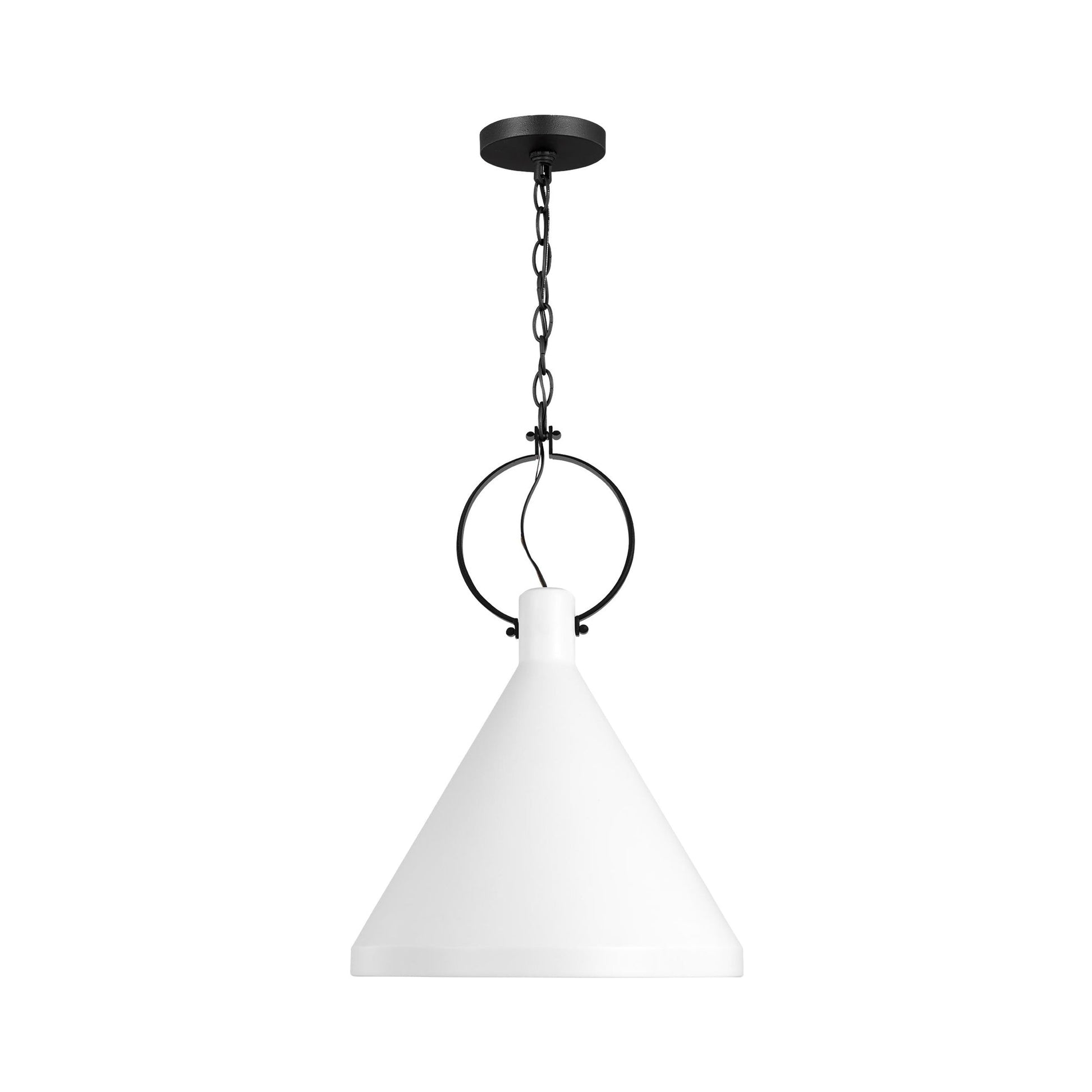 Lyon Pendant Light in Matte White (Medium).
