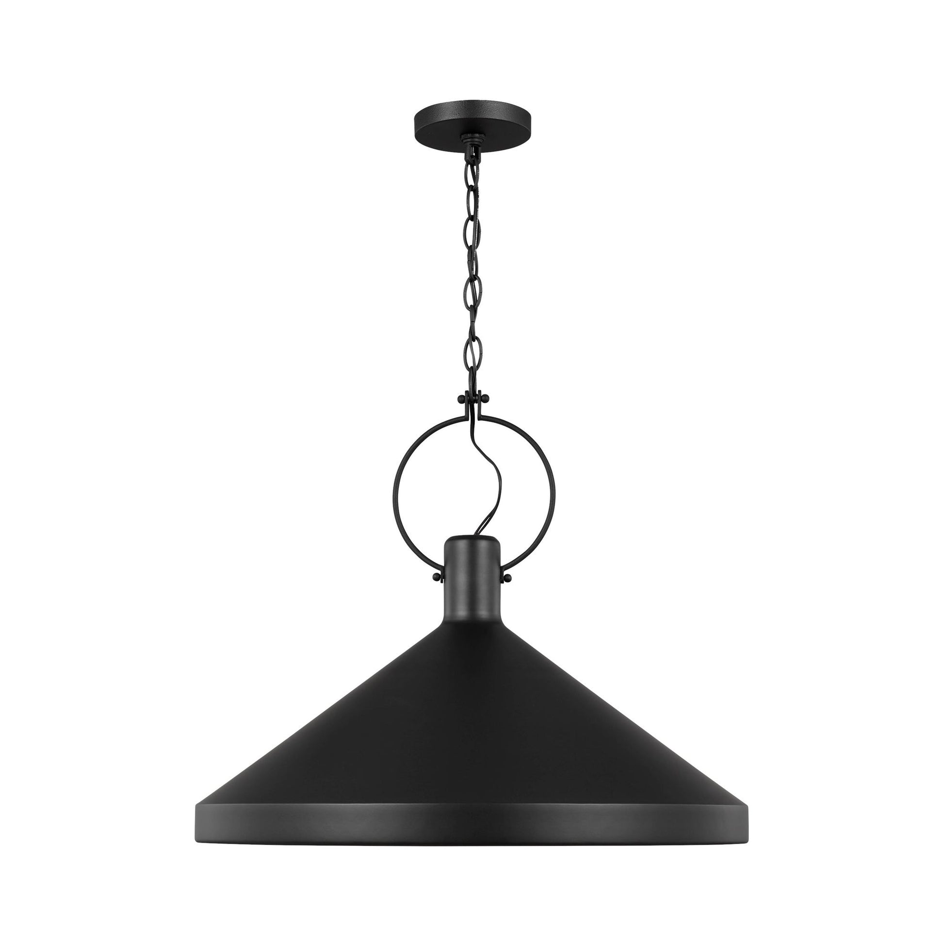 Lyon Pendant Light in Midnight Black (Large).