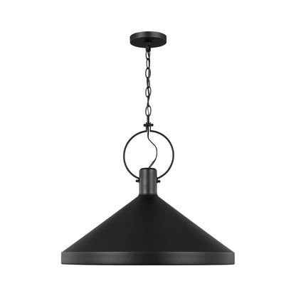 Lyon Pendant Light in Midnight Black (Large).