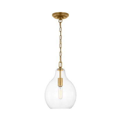 Magnus Pendant Light in Burnished Brass (Large).
