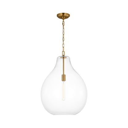 Magnus Pendant Light in Burnished Brass (X-Large).